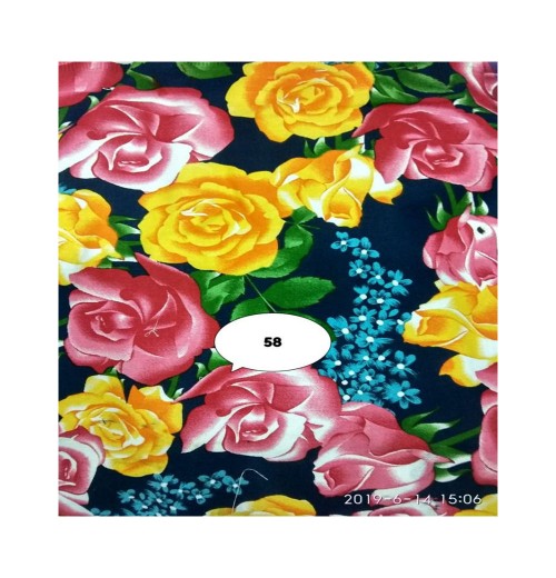 Premium Quality Pure Cotton Fabric Floral Satin Multi Color Printed Cotton Fabric From Indian Manufacturer Premium Quality Pure Cotton Fabric Floral Satin Multi Color Printed Cotton Fabric From Indian Manufacturer