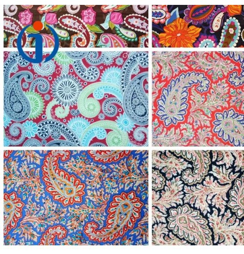 Custom Design 105gsm 40s Ethnic Poplin 100% Cotton Woven Printed Fabrics for Clothes Bags Custom Design 105gsm 40s Ethnic Poplin 100% Cotton Woven Printed Fabrics for Clothes Bags